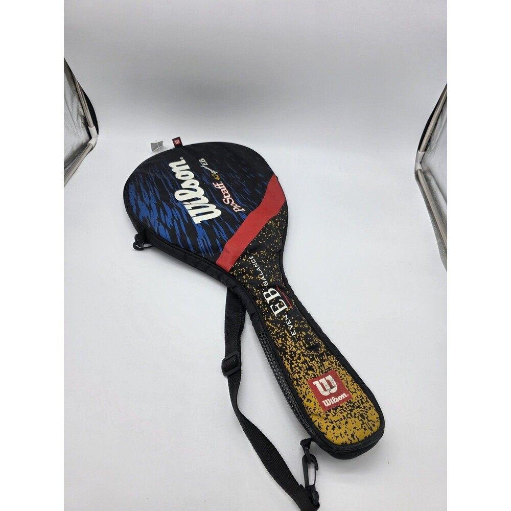 Wilson Pro Staff EB Red Black Unisex Adult Beginners Tennis Racquet Case